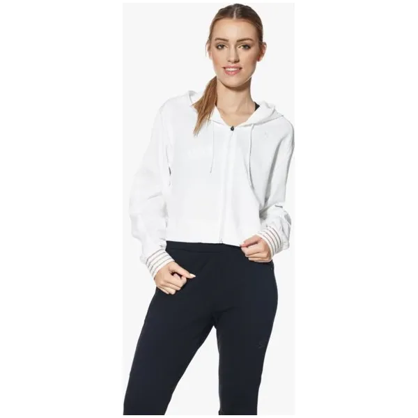 Puma Bluza Fusion Fz , biały, rozmiar S. Białe bluzy damskie Puma, s, bez wzorów, z materiału, bez ramiączek, bez kaptura. W wyprzedaży za 179.99 zł.
