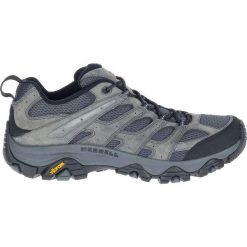 Buty trekkingowe męskie Merrell Moab 3 Ventilator. Szare buty zimowe męskie Merrell, z materiału, bez zapięcia. Za 526.00 zł.