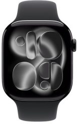 Smartwatch Apple Watch Series 11 GPS 46mm Jet Black Aluminium Case with Black Sport Band - S/M - MEUW4ET/A. Czarne zegarki smartwatch NoName, bez wzorów. Za 2,182.95 zł.