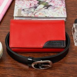 Damski Zestaw skórzany premium pasek portfel P90. Portfele damskie . Za 99.90 zł.