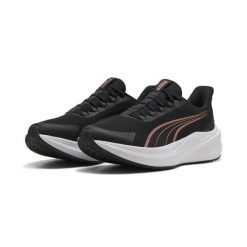 Buty do biegania unisex Dasher Lite SLIPTECH™ PUMA. Czarne obuwie sportowe damskie Puma, bez wzorów, bez zapięcia, do biegania. Za 249.00 zł.
