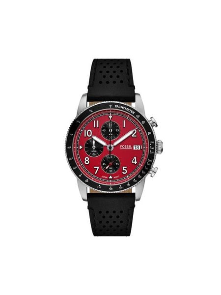 Fossil Zegarek FS6086 Czarny. Czarne, analogowe zegarki męskie FOSSIL, bez wzorów. Za 819.99 zł.