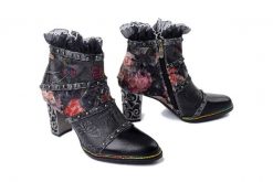 LAURA VITA 0007312 Ledao 35 noir, botki damskie. Czarne botki damskie Laura Vita, bez wzorów, ze skóry, bez obcasa, na obcasie, bez zapięcia. Za 438.08 zł.