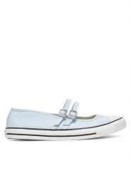 Converse Baleriny Chuck Taylor All Star Dainty Mary Jane A13799C Błękitny. Niebieskie balerinki damskie Converse, bez wzorów, z materiału, retro, bez obcasa, bez zapięcia. Za 209.99 zł.
