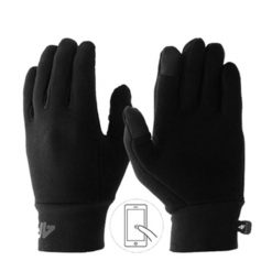 Rękawice uniseks 4F. Czarne rękawiczki damskie 4F, bez wzorów. Za 60.99 zł.