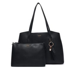 Torebka Guess. Czarne shopperki damskie Guess, z aplikacjami, bez dodatków. Za 634.99 zł.