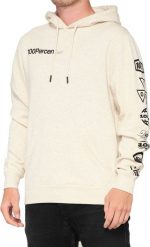 100% Bluza męska 100% SUPER FUTURE Hooded Pullover Sweatshirt Oatmeal Heather roz. L (NEW). Brązowe bluzy męskie 100%, l, bez wzorów, bez kaptura. Za 191.38 zł.