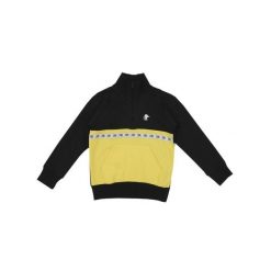 Bluza z zamek błyskawiczny na co dzień na siłownię. Żółte bluzy damskie LEONE 1947 APPAREL, bez wzorów, z bawełny, sportowe, bez ramiączek, bez kaptura. W wyprzedaży za 124.20 zł.