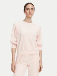 Guess Bluza O6BQ02 K5062 Różowy jasny Regular Fit. Czerwone bluzy damskie Guess, m, z aplikacjami, z syntetyku, bez ramiączek, bez kaptura. Za 264.99 zł.