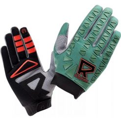 Męskie Sportowe rękawice rowerowe. Zielone buty sportowe męskie RADVIK, bez wzorów, bez zapięcia, rowerowe. W wyprzedaży za 118.20 zł.