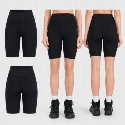 SPODENKI DAMSKIE 4F LEGGINSY KRÓTKIE KOLARKI KRÓTKIE KOLOR CZARNY. Czarne legginsy damskie 4F, bez wzorów, z materiału. Za 99.99 zł.