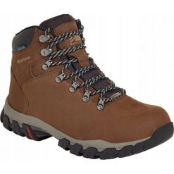 Buty trekkingowe męskie Karrimor Mendip 3 K896. Brązowe buty zimowe męskie Karrimor, bez wzorów, bez obcasa, bez zapięcia. Za 423.99 zł.