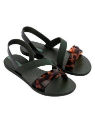 Buty sandały damskie Ipanema Vibrant. Czarne sandały damskie Ipanema, bez wzorów, z materiału, bez obcasa, bez zapięcia. Za 149.99 zł.