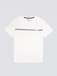 Koszulka męska z nadrukiem biała Misser 100. Białe t-shirty męskie BIG STAR, l, bez wzorów, z bawełny, bez kołnierzyka, bez ramiączek. Za 99.99 zł.