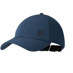 Czapka z daszkiem Summit Cap Night Blue UPF 50. Niebieskie czapki damskie Buff, bez wzorów, z materiału, sportowe. Za 130.99 zł.