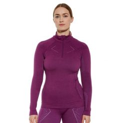 Bluza damska z krótkim ekspresem wełniana Brubeck EXTREME MERINO. Czerwone bluzy damskie Brubeck, bez wzorów, z wełny, bez ramiączek, bez kaptura. Za 462.49 zł.