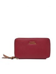 Tommy Hilfiger Portfel Th Leather Med Za Wallet AW0AW18939 Czerwony. Czerwone portfele damskie Tommy Hilfiger, ze skóry. Za 289.99 zł.