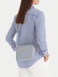 Beverly Hills Polo Club Torebka EO-BHPC-S-001-09 Niebieski. Niebieskie listonoszki damskie Beverly Hills Polo Club, bez wzorów, z materiału, bez dodatków. Za 174.99 zł.