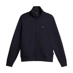 Bluza męska Napapijri Balis Fz Sum. Niebieskie bluzy męskie Napapijri, m, bez wzorów, casualowe, bez ramiączek, bez kaptura. W wyprzedaży za 386.80 zł.