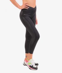 Damskie legginsy Givova ECO. Czarne legginsy damskie Givova, bez wzorów, z elastanu. Za 165.25 zł.