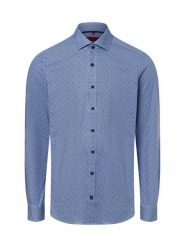 Finshley & Harding koszula biznesowa Mężczyźni Slim Fit Bawełna niebieski, 37. Niebieskie koszule męskie Finshley & Harding, m, bez wzorów, z bawełny, biznesowe, bez kołnierzyka, bez ramiączek. Za 179.95 zł.