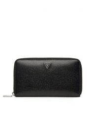 Guess Portfel SMLYSL LEA28 Czarny. Czarne portfele męskie Guess, z aplikacjami, ze skóry. Za 339.99 zł.