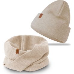 Nandy Nandy Damski Komplet Zimowy Czapka Komin Kolory - Zest-Ck-20849-04-Bez. Czapki damskie Nandy, na zimę, bez wzorów. Za 99.90 zł.