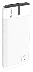 Tracer EnerGo 10000mAh biało-czarny. Białe powerbanki . Za 62.90 zł.