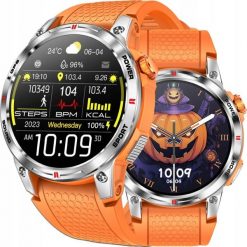 SMARTWATCH Z GPS POLSKIE MENU AMOLED BATERIA 400mAh ROZMOWY CIŚNIENIE PULS. Zegarki smartwatch JG Smart, bez wzorów. Za 299.99 zł.