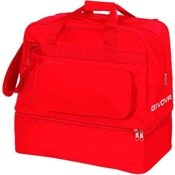 Givova Revolution Big - Torba sportowa z przegrodą na buty. Czerwone torby sportowe męskie Givova, bez wzorów. Za 179.99 zł.