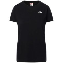 T-shirt sportowy z krótkim rękawem damski W Simple Dome. Czarne koszulki sportowe damskie The North Face, s, bez wzorów, bez ramiączek. Za 109.99 zł.