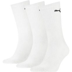 SKARPETY Puma Crew Socks 3 Pack, Dla obu płci. Białe skarpetki damskie Puma, bez wzorów. Za 45.99 zł.
