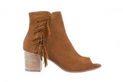 Botki Bayla-118 3113 Crosta Cuoio, Brąz, Skóra naturalna - 41. Brązowe botki damskie Bayla, bez wzorów, z materiału, z otwartym noskiem, bez obcasa, bez zapięcia. W wyprzedaży za 99.00 zł.
