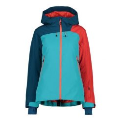Damska kurtka narciarska CMP. Czerwone kurtki sportowe damskie CMP, na zimę, s, bez wzorów, z lycry, bez ramiączek, bez kaptura, narciarskie, primaloft. Za 770.80 zł.