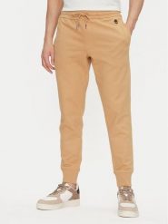 Timberland Spodnie dresowe TB0A5V5Q Beżowy Regular Fit. Brązowe spodnie sportowe męskie Timberland, m, bez wzorów, z bawełny. Za 239.99 zł.