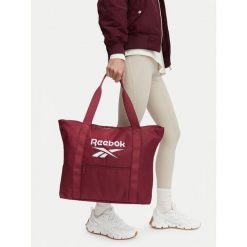 Torebka Reebok. Czerwone shopperki damskie Reebok, bez wzorów, bez dodatków. Za 79.99 zł.