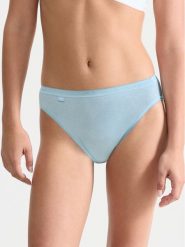 Sloggi Komplet 3 par fig klasycznych Basic 10222391 Niebieski. Niebieskie majtki damskie Sloggi, z bawełny. Za 88.00 zł.
