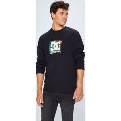 DC - Bluza. Czarne bluzy męskie DC, m, bez wzorów, z bawełny, bez ramiączek, bez kaptura. W wyprzedaży za 179.90 zł.