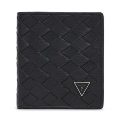 Portfel Guess. Czarne portfele męskie Guess, z aplikacjami. Za 264.99 zł.