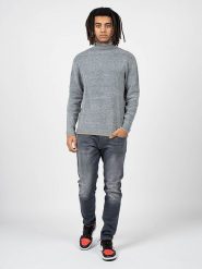 Pepe Jeans Sweter "Mario" | PM702254 | Mario | Mężczyzna | Szary. Szare swetry męskie Pepe Jeans, m, bez wzorów, z dzianiny, bez kołnierzyka, bez ramiączek. W wyprzedaży za 189.00 zł.