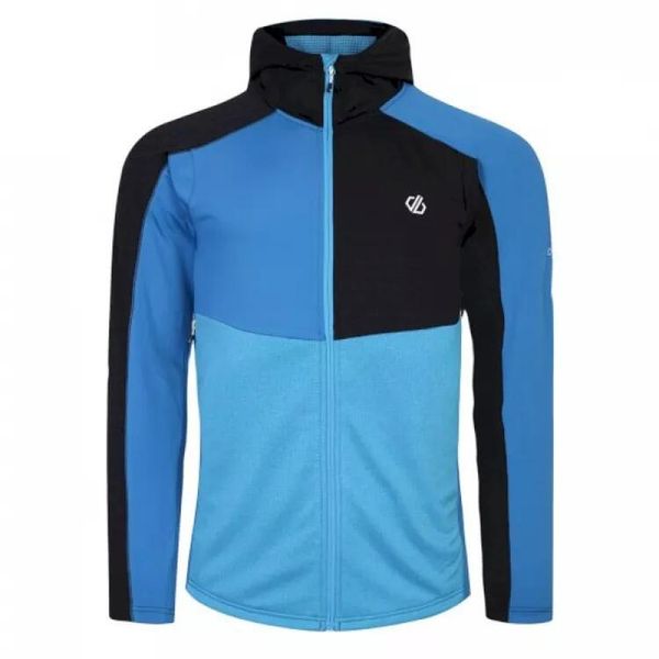 Kurtka męska softshell Dare 2B Assimilate Core Strech. Niebieskie kurtki męskie Dare 2B, m, bez wzorów, z softshellu, z kapturem, trekkingowe. Za 217.00 zł.