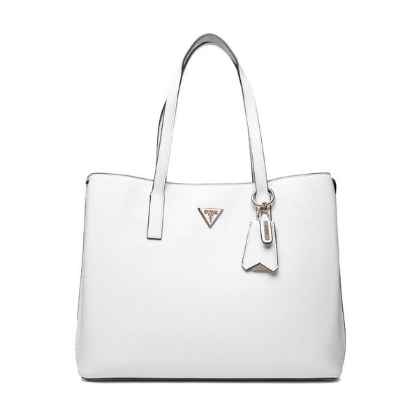 Torebka Guess. Białe shopperki damskie Guess, z aplikacjami, bez dodatków. Za 589.99 zł.