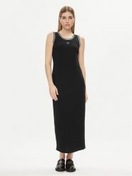 Liu Jo Sukienka codzienna TA4185 J4678 Czarny Regular Fit. Czarne sukienki damskie Liu Jo, na co dzień, s, bez wzorów, z syntetyku, bez kołnierzyka, bez ramiączek, proste. Za 259.99 zł.