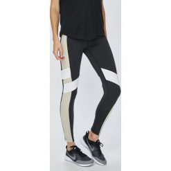 Reebok - Legginsy. Czarne legginsy damskie Reebok, bez wzorów, z dzianiny. W wyprzedaży za 159.90 zł.