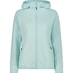 Damska kurtka z kapturem CMP. Niebieskie kurtki sportowe damskie CMP, s, bez wzorów, bez ramiączek, z kapturem, trekkingowe. Za 340.00 zł.