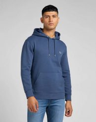 LEE PLAIN HOODIE MĘSKA BLUZA KLASYCZNA LOGO L80YRY54 112322649. Bluzy męskie Lee, l, bez wzorów, z kapturem. Za 189.99 zł.