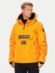 Napapijri Kurtka anorak Rainforest Next NP0A4IB9 Pomarańczowy Regular Fit. Brązowe kurtki męskie Napapijri, m, bez wzorów, z syntetyku, bez kaptura. Za 839.99 zł.