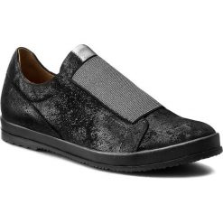 Półbuty SERGIO BARDI - Cirilla FW1268817AF 201. Czarne półbuty damskie Sergio Bardi, bez wzorów, z materiału, eleganckie, bez obcasa, na płaskiej podeszwie, bez zapięcia. W wyprzedaży za 139.00 zł.