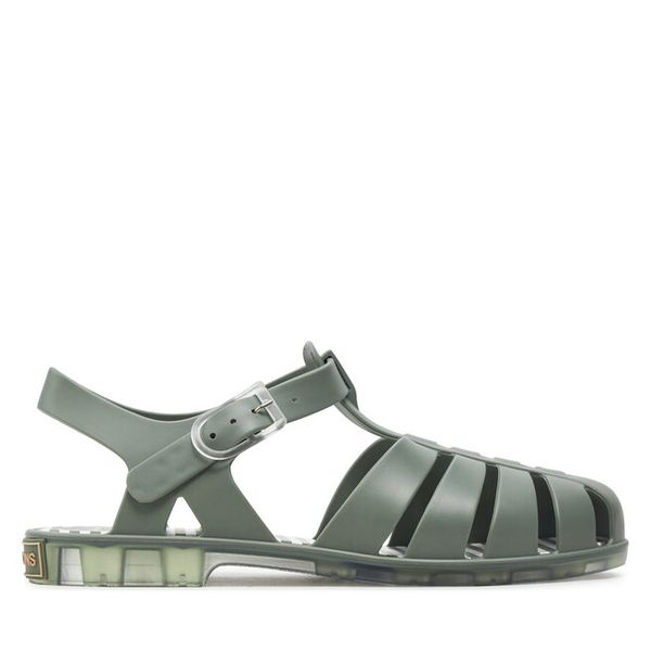 Sandały Toni Pons. Zielone sandały damskie TONI PONS, bez wzorów, bez obcasa, na płaskiej podeszwie, bez zapięcia. Za 199.99 zł.