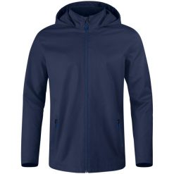 Kurtka wodoodporna Jako Allround. Niebieskie kurtki męskie Jako, l, bez wzorów, z materiału, sportowe, z kapturem. Za 448.50 zł.